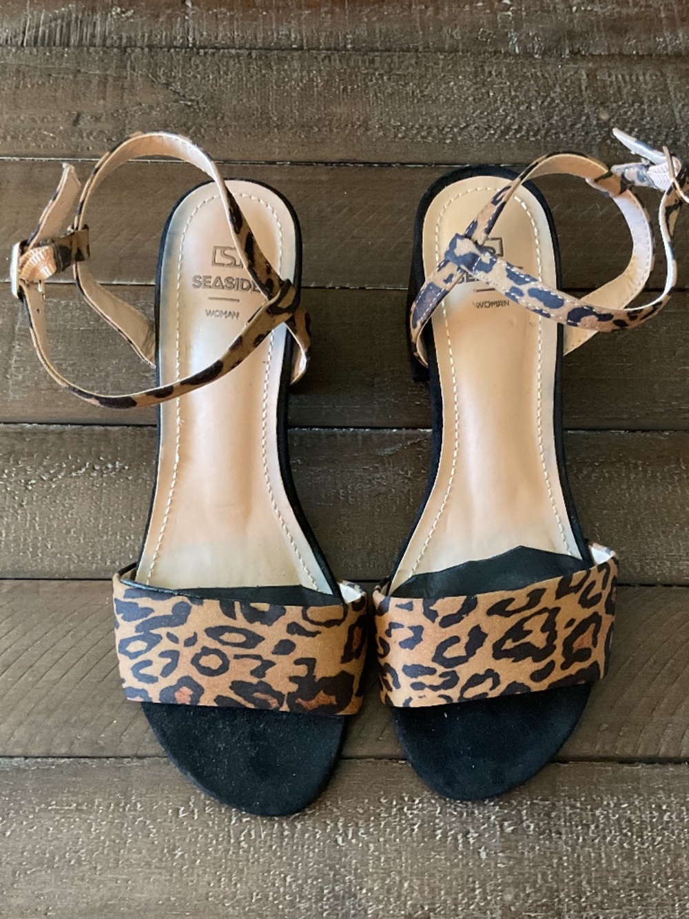 ✨ Seaside Woman Leopard Print Sandals - size 35